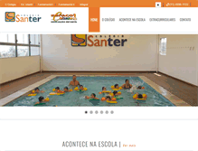 Tablet Screenshot of colegiosanter.com.br
